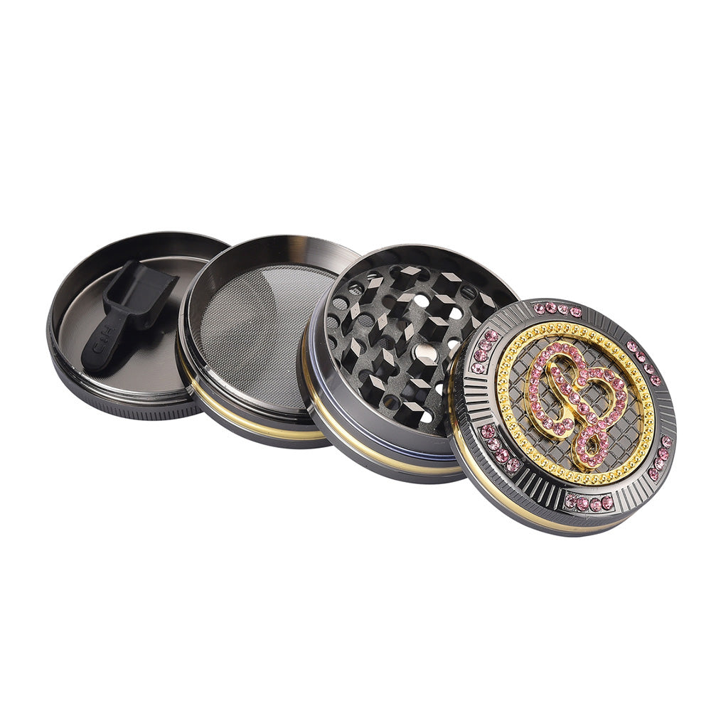 Grinder Polinizador Metal Gift Box Diamonds Girly 50 mm.