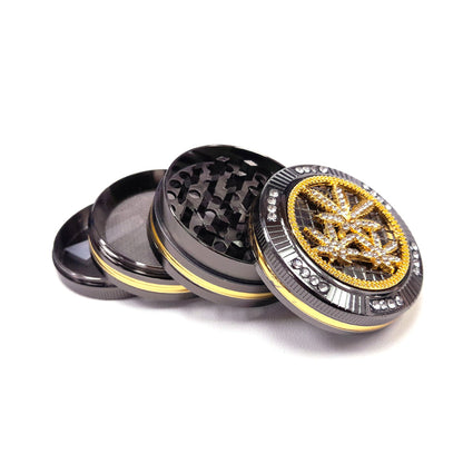 Grinder Polinizador Metal Diamonds Three Leaves 50 mm.