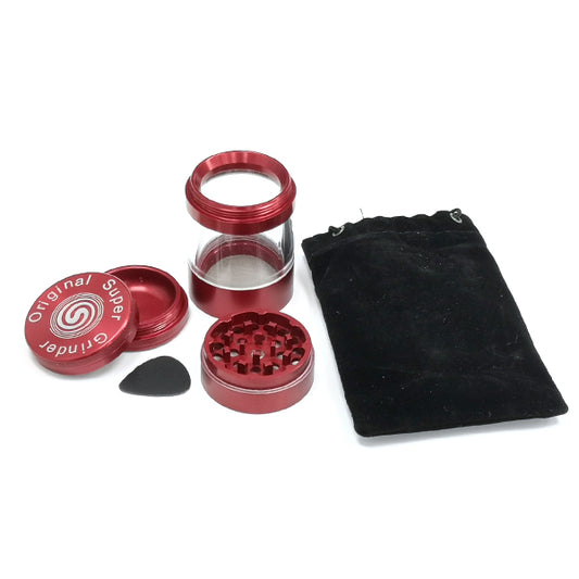 Grinder Polinizador Metal Supergrinder Spiral & Deposito 50 mm. Mix Color