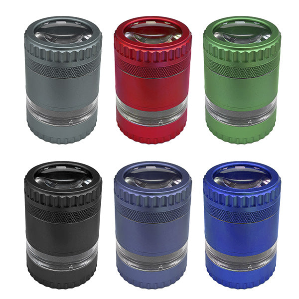 Grinder Polinizador Metal Lupa 63x90 mm. Mix Color