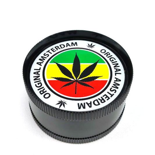 Grinder Polinizador Metal Rasta Leaf 52 mm. Mix Color