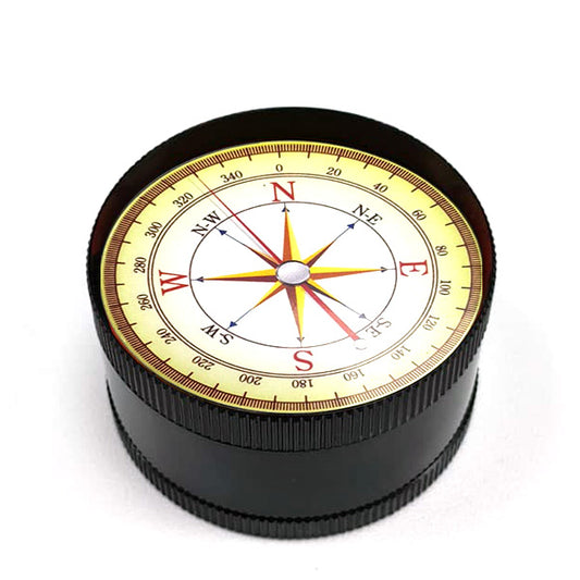 Grinder Pollinatore Metallo Bussola 52 mm. Mix Colore