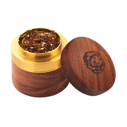 Grinder Polline Legno & Oro 60 mm.