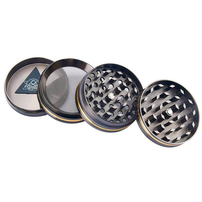 Grinder Polinizador Metal Gift Box Diamonds Skull 50 mm.