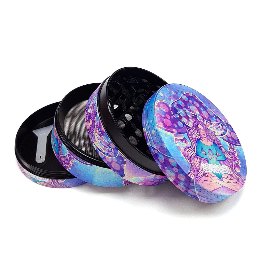 Grinder Polinizador Metal Mushroom V6 - 60 mm.
