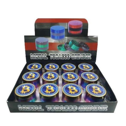 Grinder Pollinatore Metallo Bitcoin Icy 50 mm.