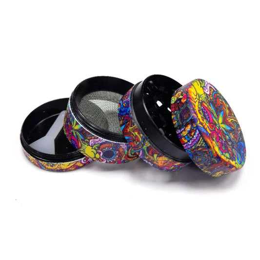 Grinder Polinizador Metal Leaf 40 mm Mix Color