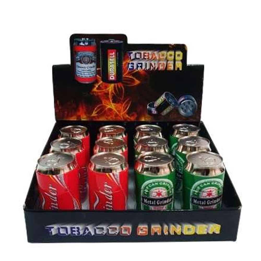 Grinder Polinizador Metal Lata Refresco 30 mm. 2 ud.