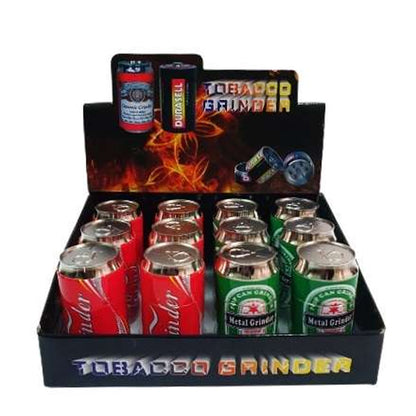Grinder Polinizador Metal Lata Refresco 30 mm. 2 ud.