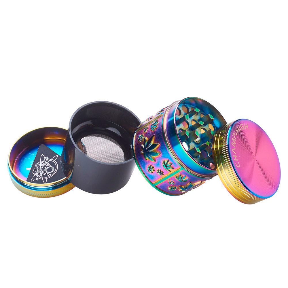 Grinder Polinizador Metal Leaf 40 mm. Pack 4 ud.