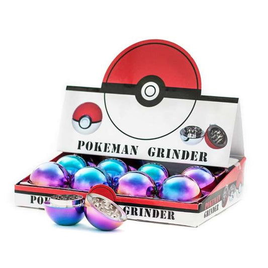 Grinder Polinizador Metal Pokeball Rainbow 53 mm.