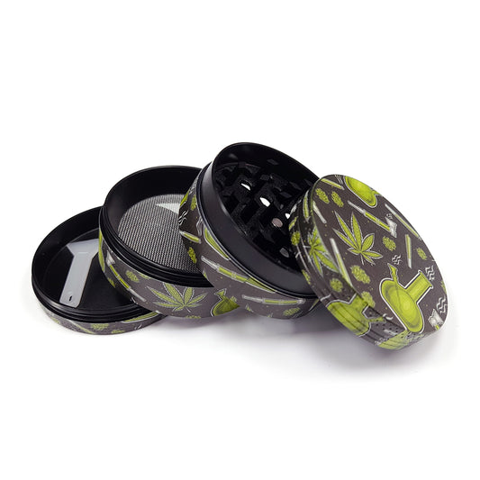 Grinder Polinizador Metal Leaf 50 mm Mix Desing