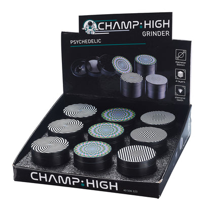 Grinder Polinizador Metal Psycodelyc 50 mm. Pack 3 ud.