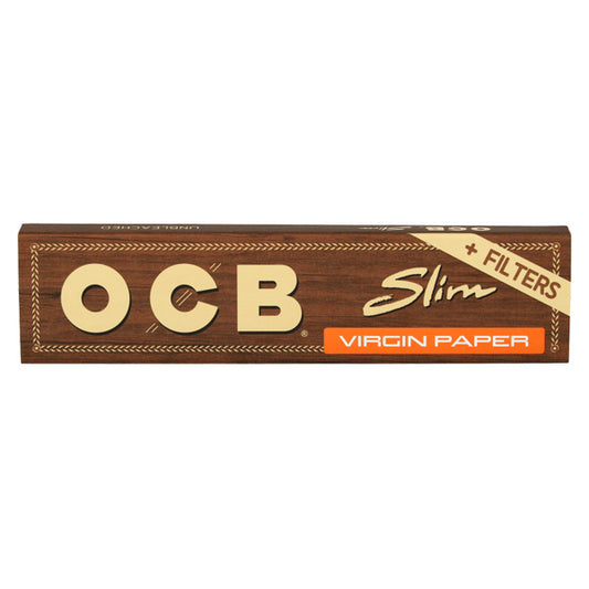 Papel de fumar OCB King Size Slim & Tips Virgin 32 librillos