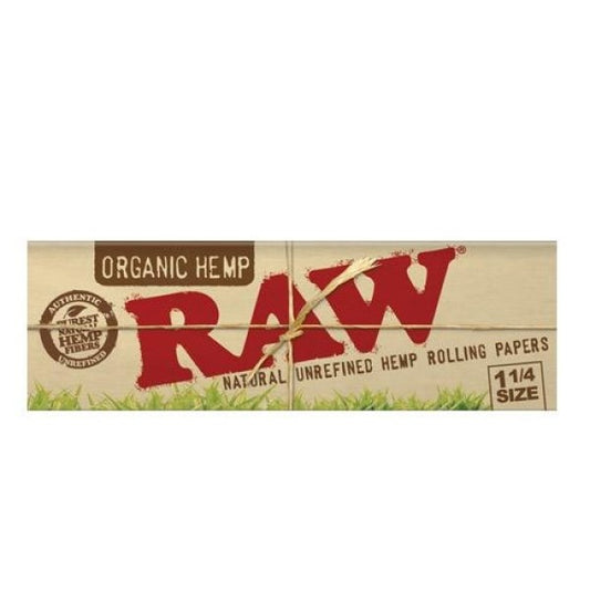 Papel Raw  Organic  1.1/4  - 24 Librillos