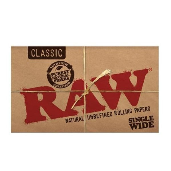 Papel Raw  Classic Single Wide Doble 25 librillos