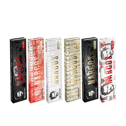 Papel de fumar K.S. & Tips Slim Mixed Edition Narcos 24 librillos