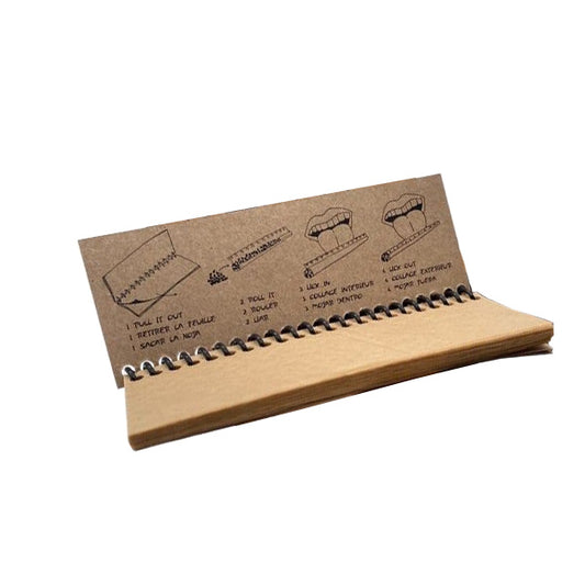 Papel de fumar K.S. Booba 100% Natural sin Cola  25 librillos