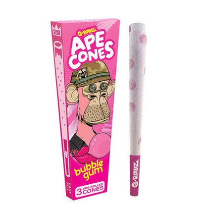 Cones G-Rollz K.S. 3 ud. x 24 Blisters Ape Cones Bubblegum