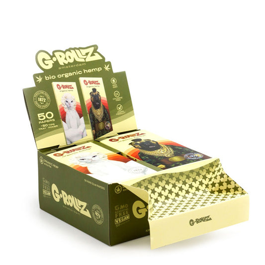 G-Rollz K.S. Rolling Papers Tips & Tray Pets 16 booklets