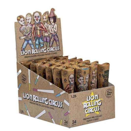 Cones Rolling Circus 1.1/4 Natural 6 ud. x 24 blisters