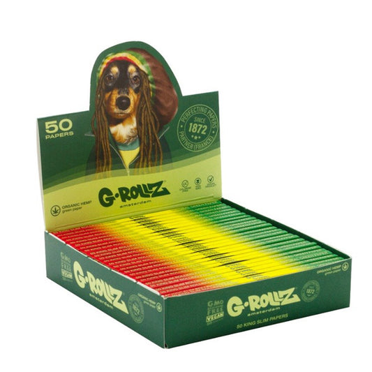 Papel de fumar G-Rollz K.S.  Pets Rock 25 librillos