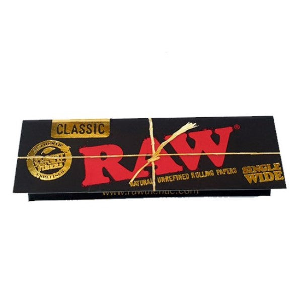 Papel Raw Black  Single Wide 50 librillos