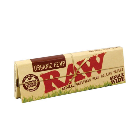 Papel Raw  Organic Single Wide Doble 50 librillos