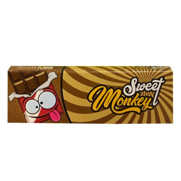 Monkey King Rolling Papers 1 1/4 Chocolate Flavor 25 units