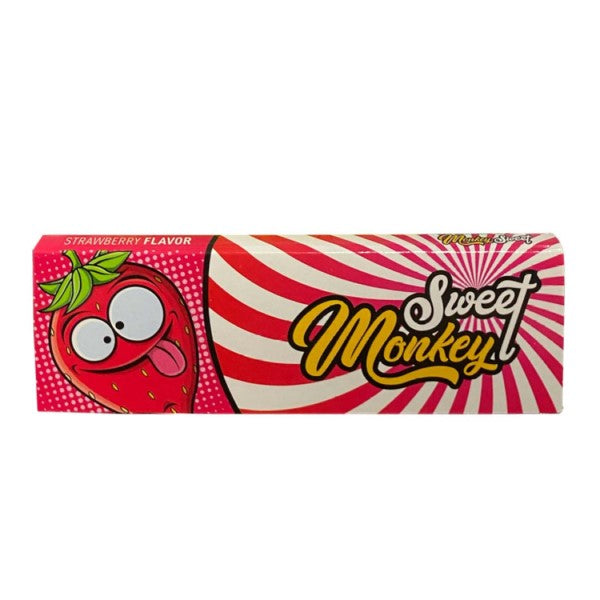 Papel Monkey King 1.1/4  Flavor Strawberry 25 ud.