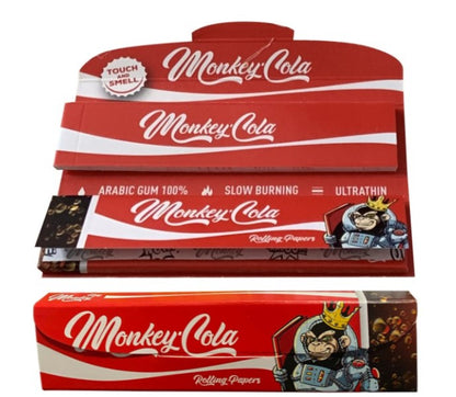 Carta Monkey King Size Slim & Tips Profumo Coca Cola 24 pz.