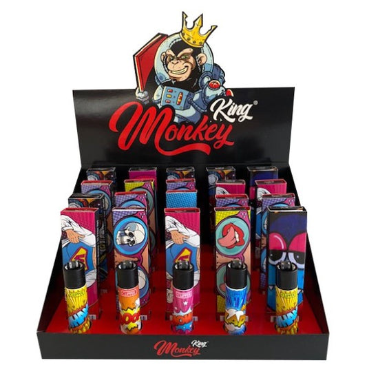 Papel Monkey King Pack King Size Slim Tips & Clipper Unbleached 20 ud.