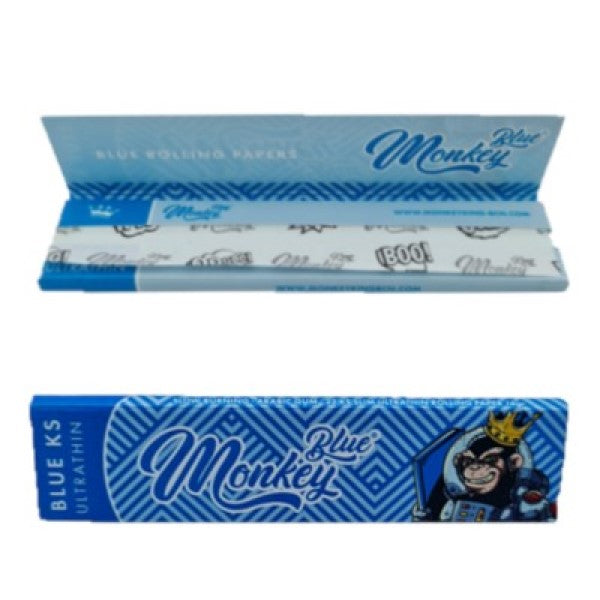 Cartine Monkey King Size Slim Colore Blu 50 pz.