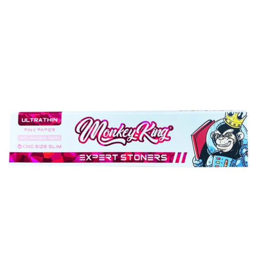 Papel Monkey King Size Slim  Expert Stoners Pink 50 ud.