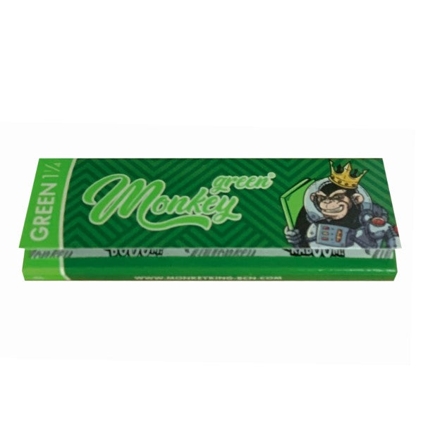 Monkey King Rolling Papers 1 1/4 - Green - 50 ct.