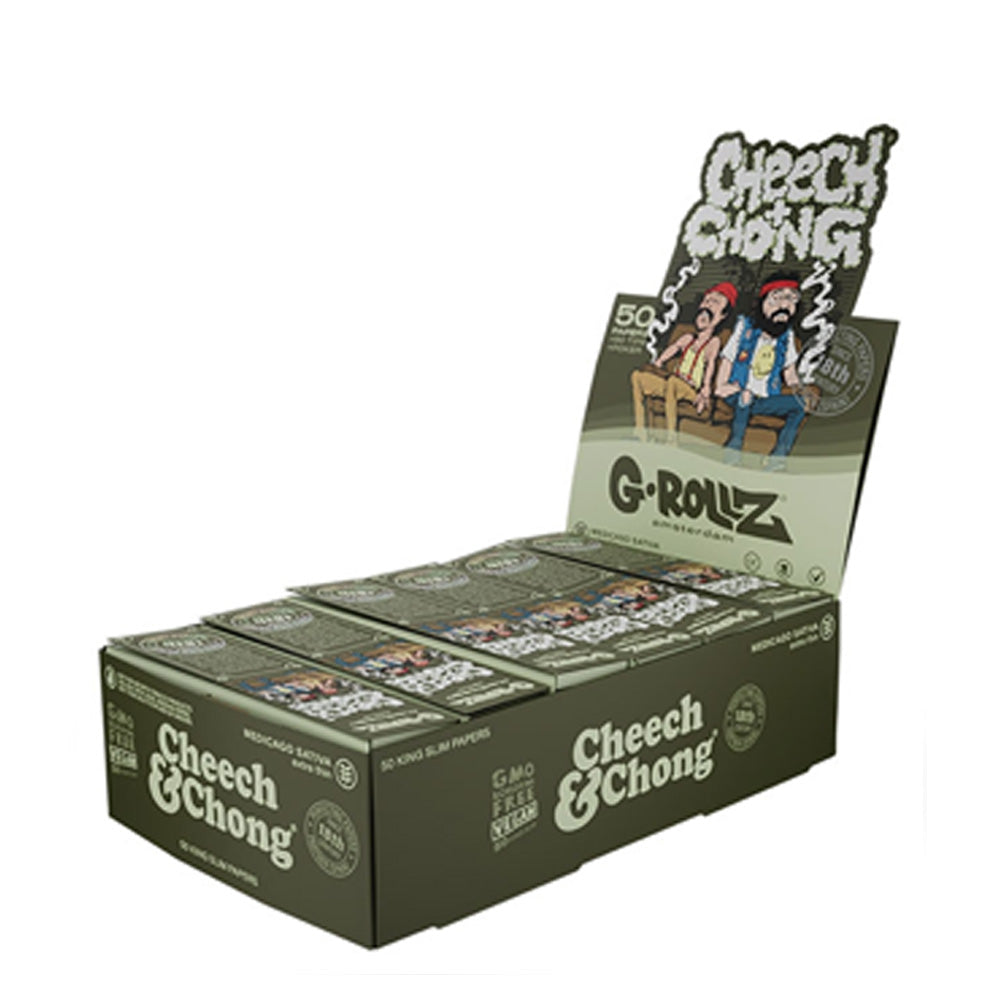 G-Rollz K.S. Rolling Papers & Tips Cheech & Chong Sofa 24 booklets