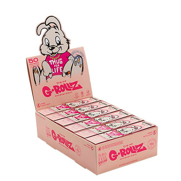 G-Rollz K.S. Rolling Papers & Tips Thug for Life 24 Booklets