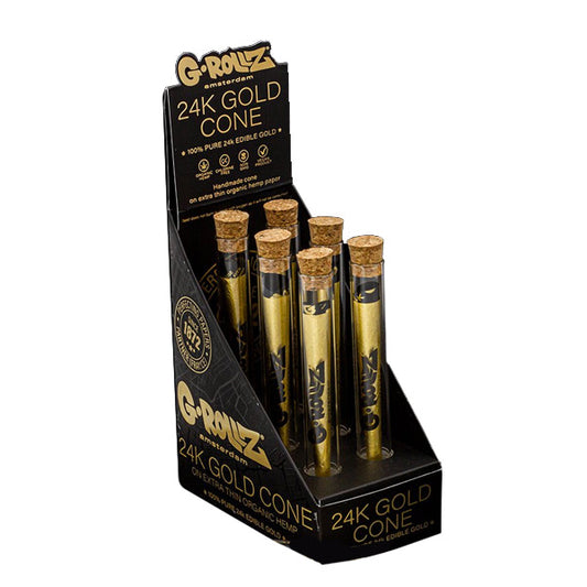 Cones G-Rollz Gold 24 K. Gold King Size 1 ud.