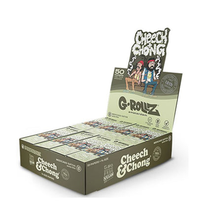 G-Rollz 1.1/4 rolling papers & Cheech & Chong Sofa Tips 24 booklets