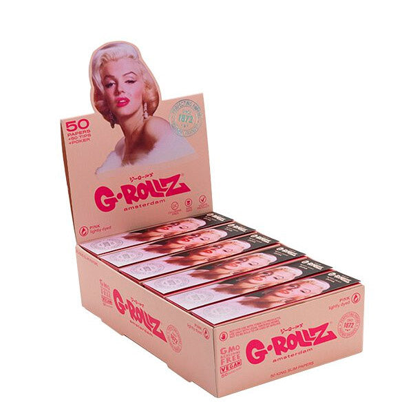 Papel de fumar G-Rollz K.S. & Tips Marilyn 24 librillos