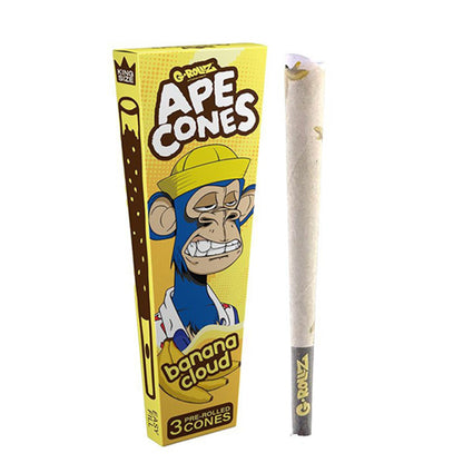 Cones G-Rollz K.S. 3 ud. x 24 Blisters Ape Banana