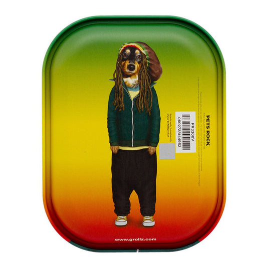 Bandeja Metal 18x14 cm. G-Rollz Pets Rock Reggae #2