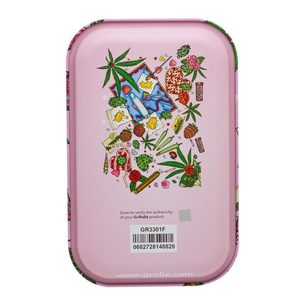 Vassoio Metallo 27x16 cm. G-Rollz Amsterdam Picnic Valentine´s