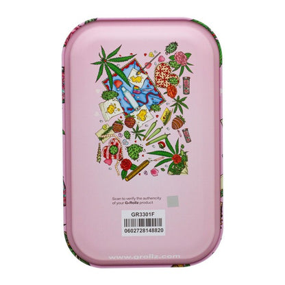 Vassoio Metallo 27x16 cm. G-Rollz Amsterdam Picnic Valentine´s