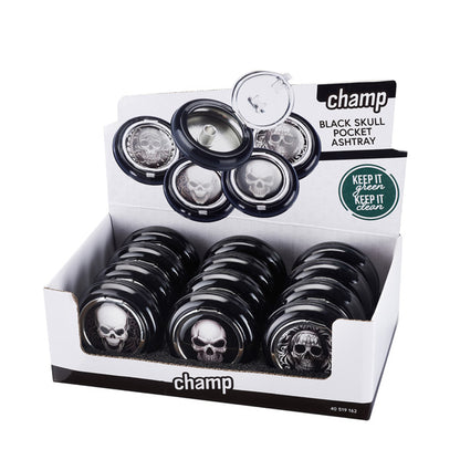 Cenicero Metal Skull 67 mm. Pack 4 ud.