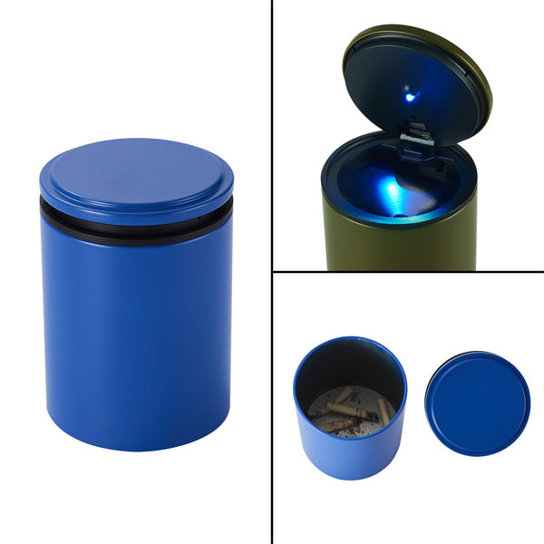 Cenicero Auto Cube Led 95 mm. Mix Color