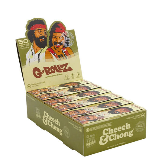 G-Rollz K.S. Rolling Papers & Tips Cheech & Chong Vintage 24 Booklets