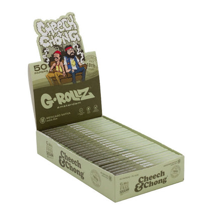 G-Rollz 1 1/4 Cheech & Chong Medicago Sativa Rolling Papers 25 Booklets