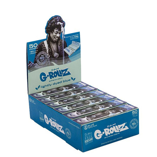 Papel de fumar G-Rollz K.S. & Tips Blue Sparks 24 librillos