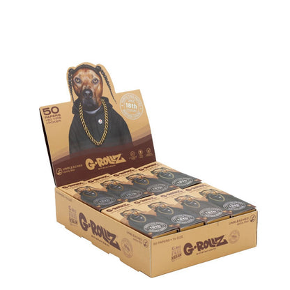 Papel de fumar G-Rollz 1.1/4 & Tips Pets Roock Rap 24 librillos